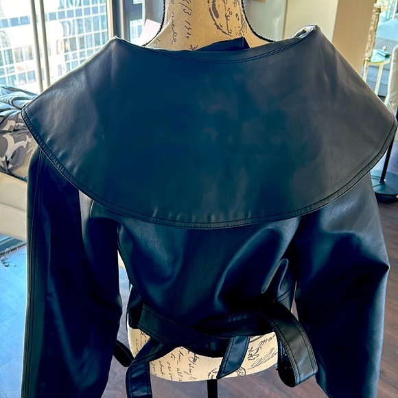 Faux leather jacket, bought from boutique - Picture 6 of 6